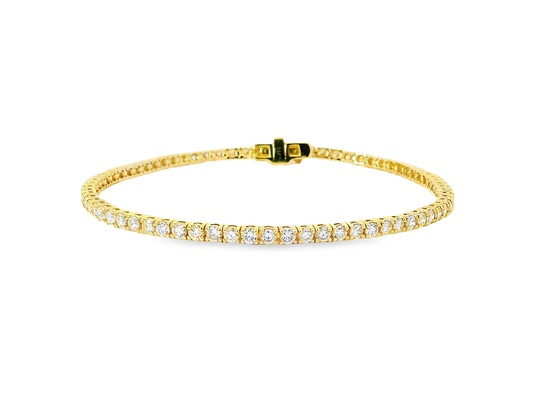 Elegant Gold Diamond Bracelet