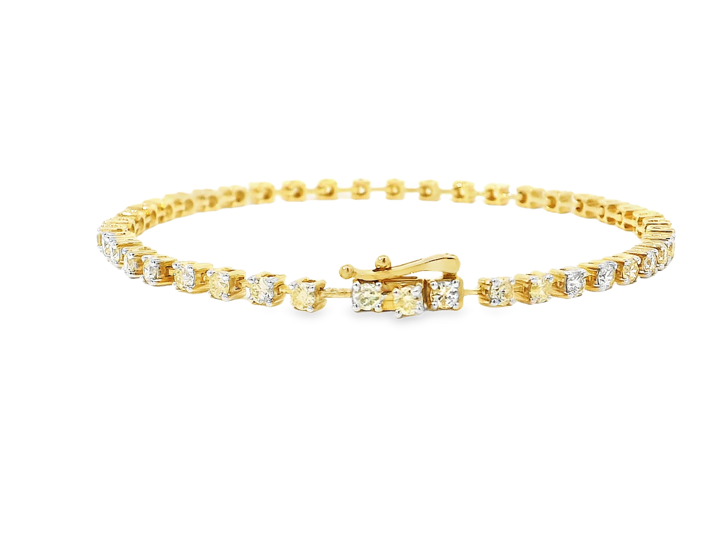 Elegant Gold Diamond Bracelet
