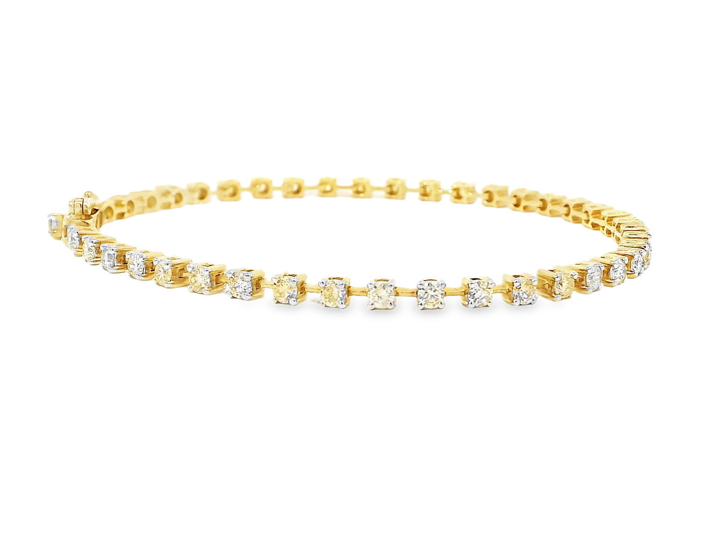 Elegant Gold Diamond Bracelet