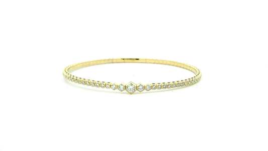 Elegant Bracelet with Diamond Accents