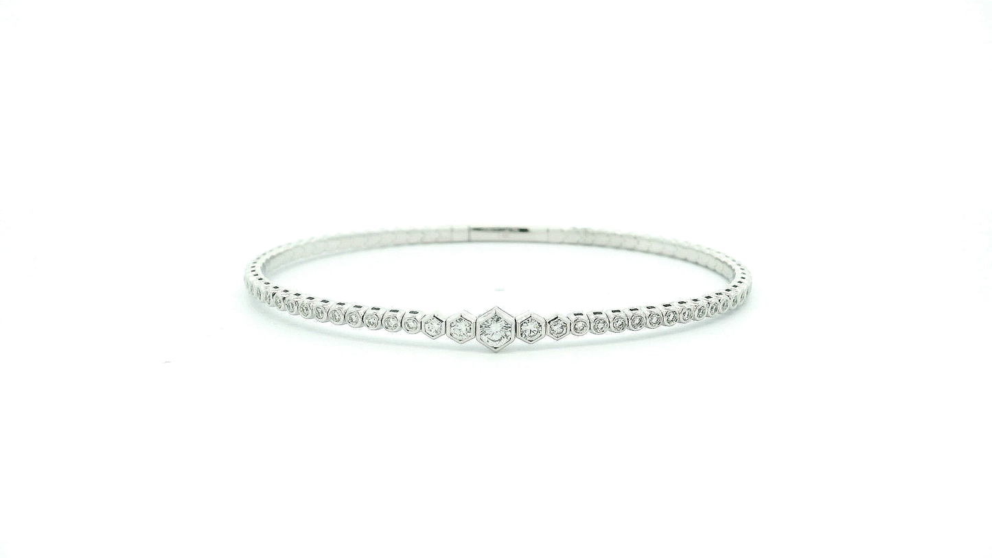 Elegant Bracelet with Diamond Accents