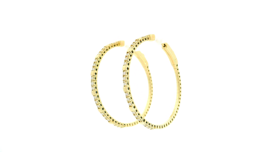 Elegant Gold Hoop Earrings