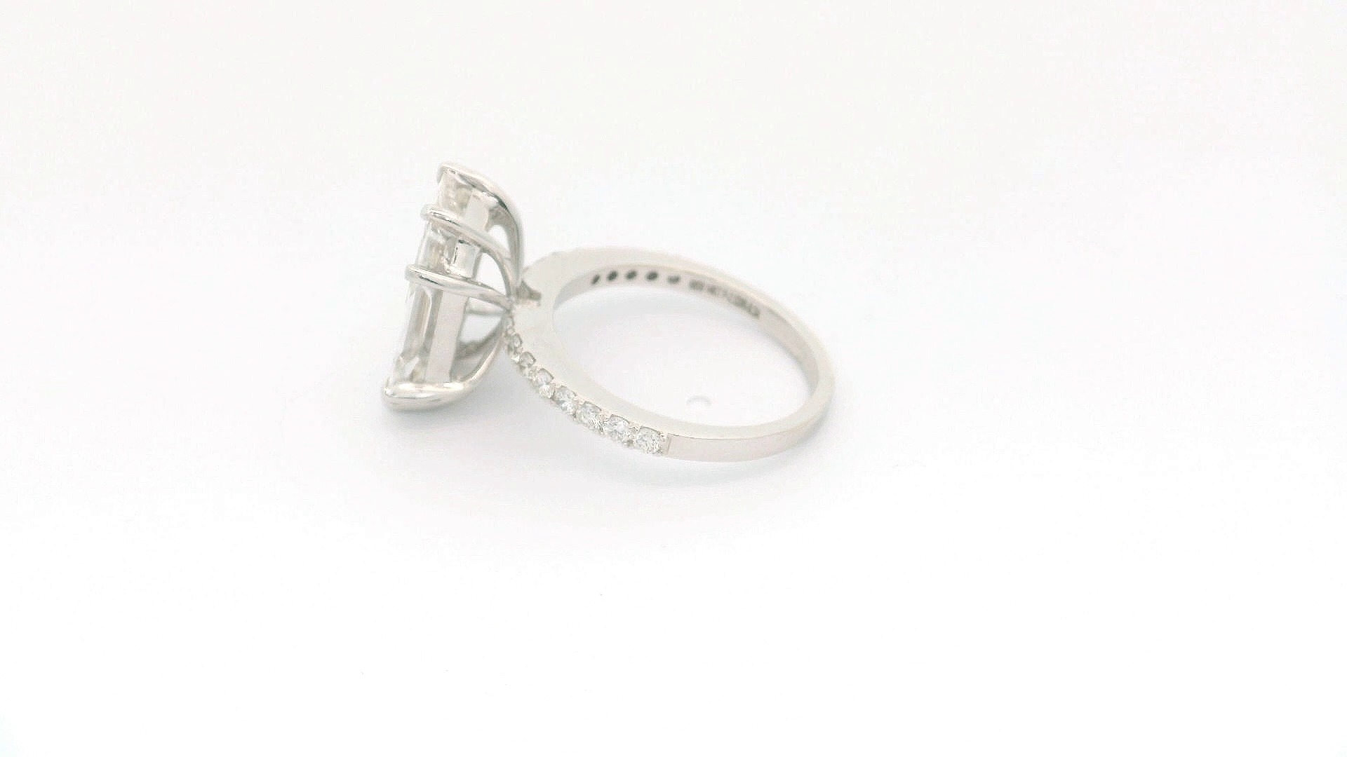 Elegant Emerald-Cut Diamond Ring