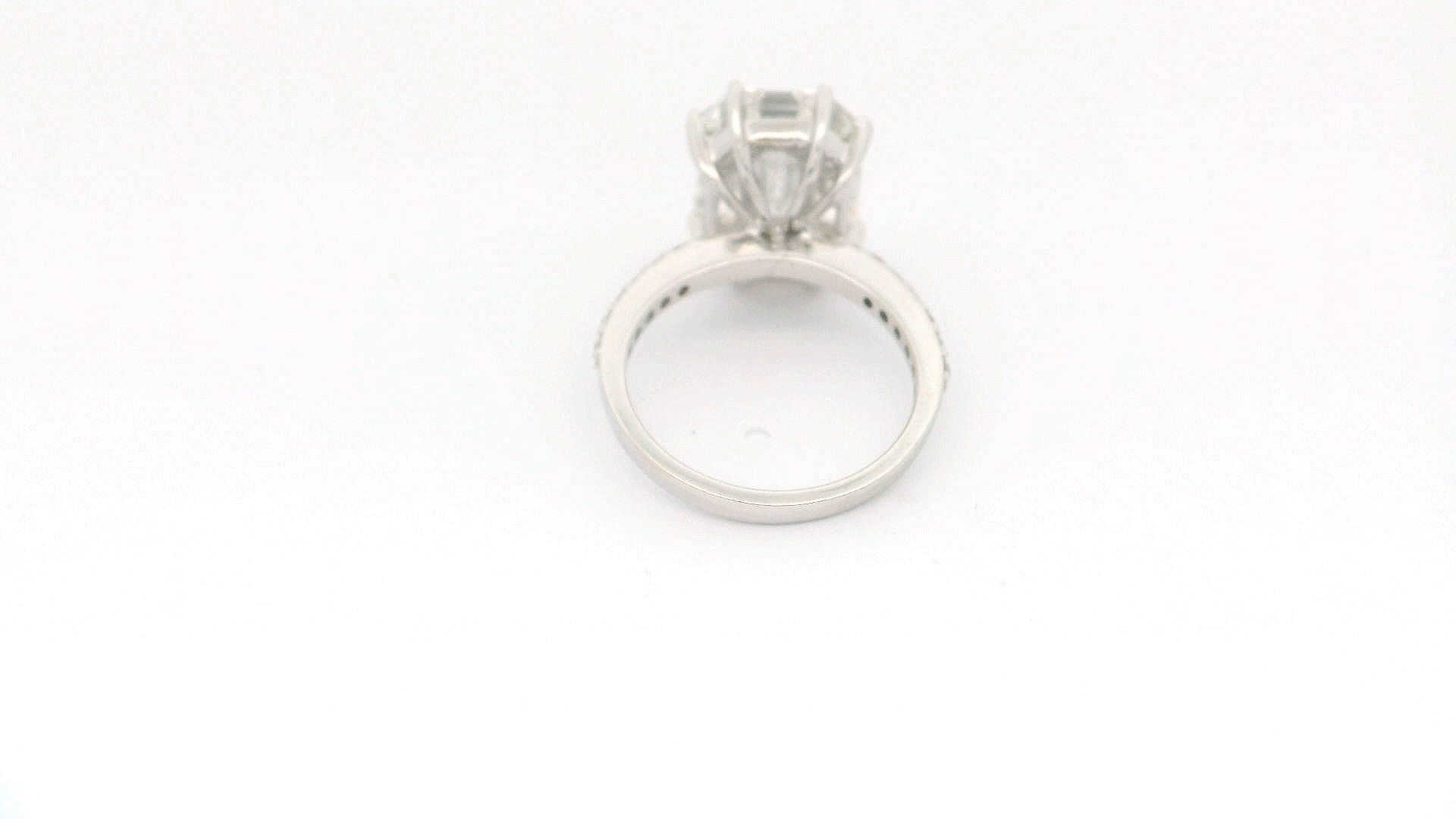 Elegant Emerald-Cut Diamond Ring