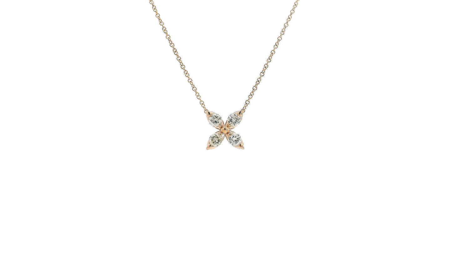 Elegant Gold Butterfly Pendant