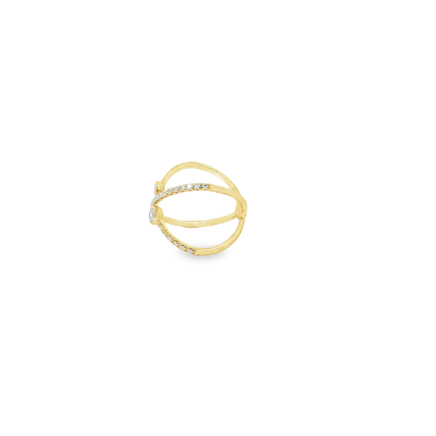 Elegant Cross-Design Ring