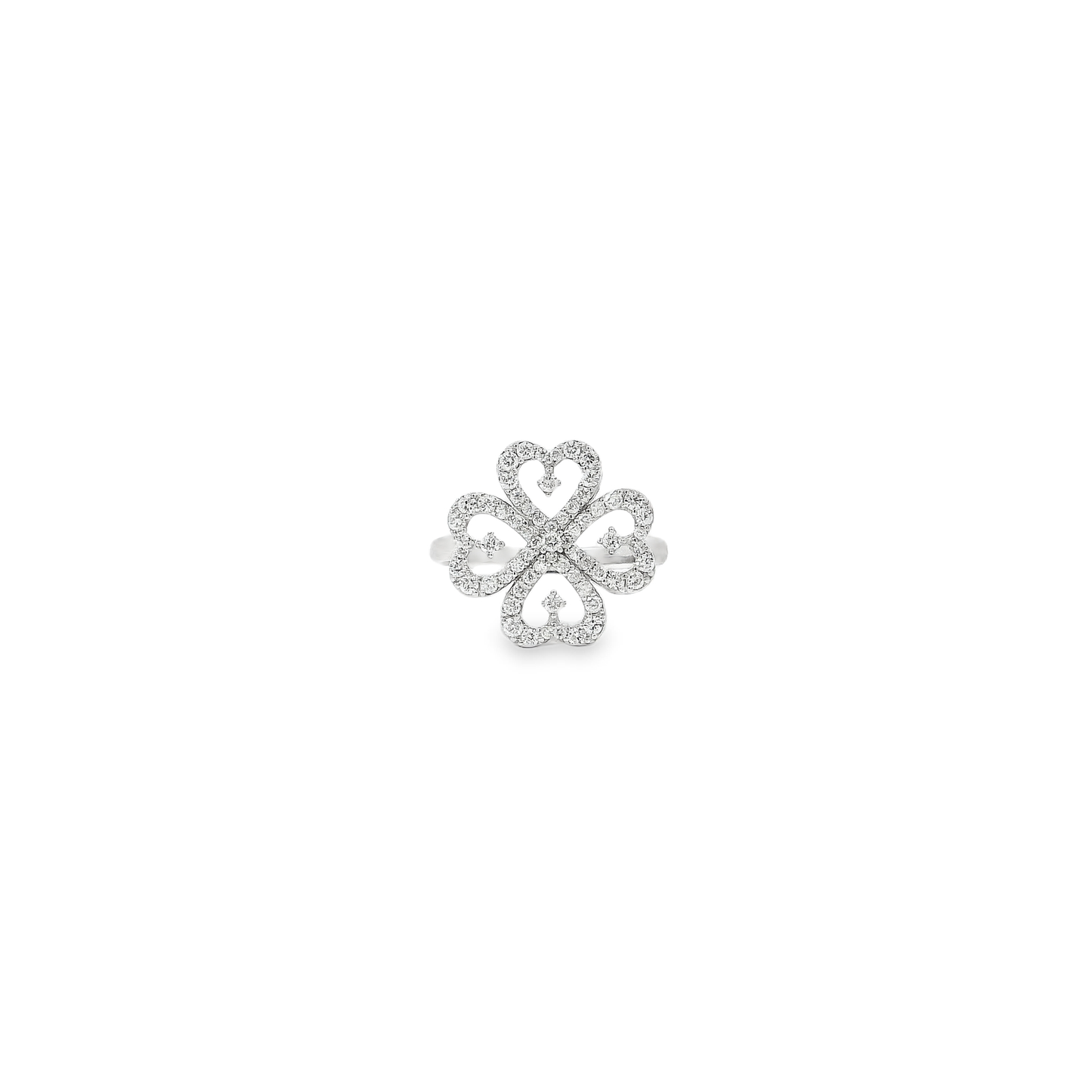 Elegant Heart-Shaped Spinner Ring