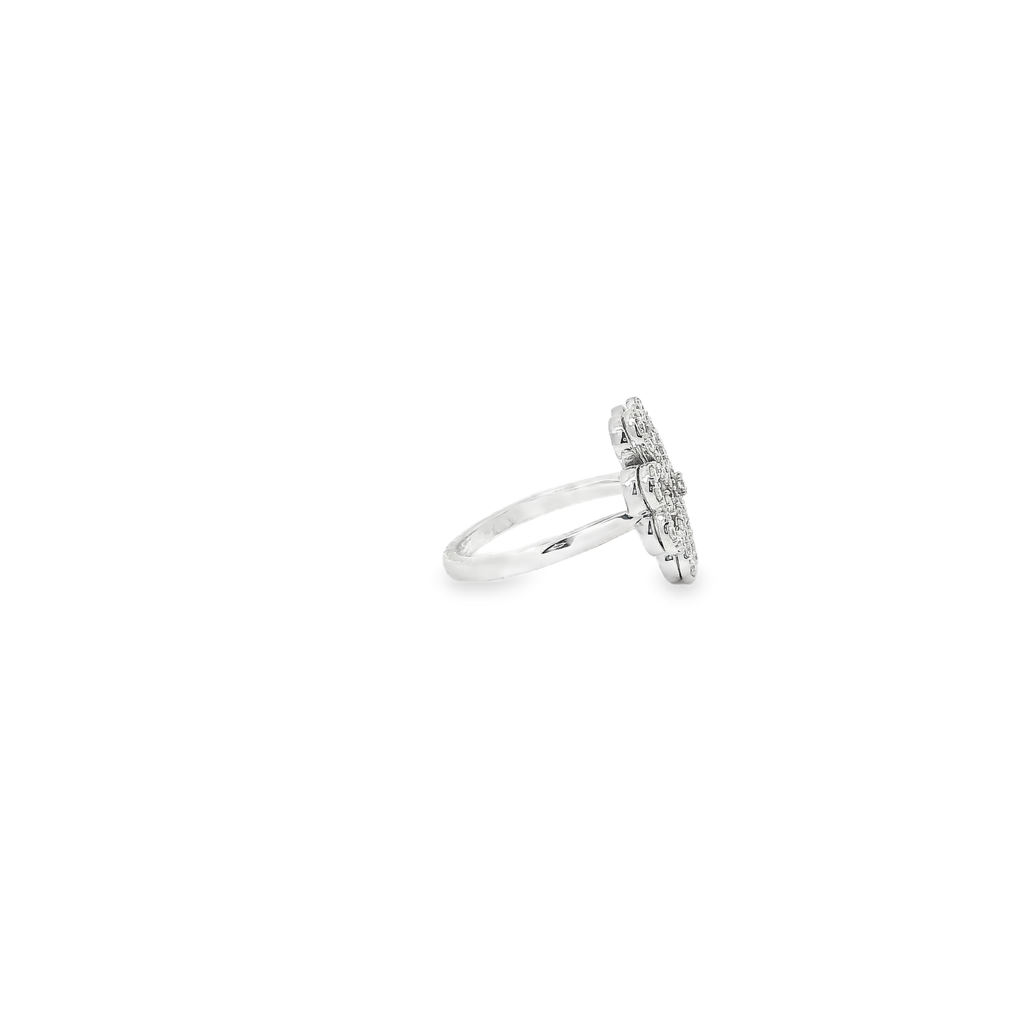 Elegant Heart-Shaped Spinner Ring