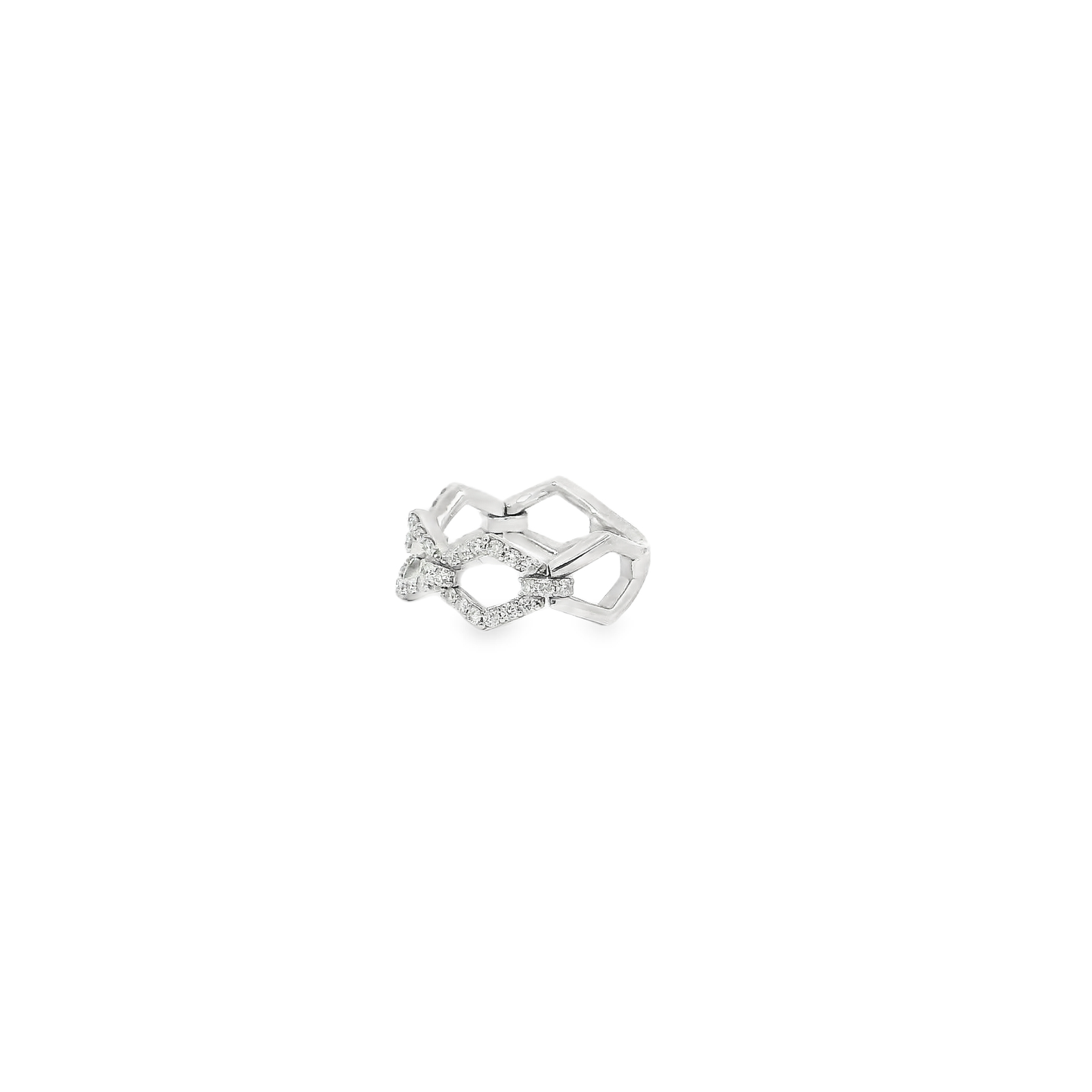 Elegant Ring with Diamond Accents