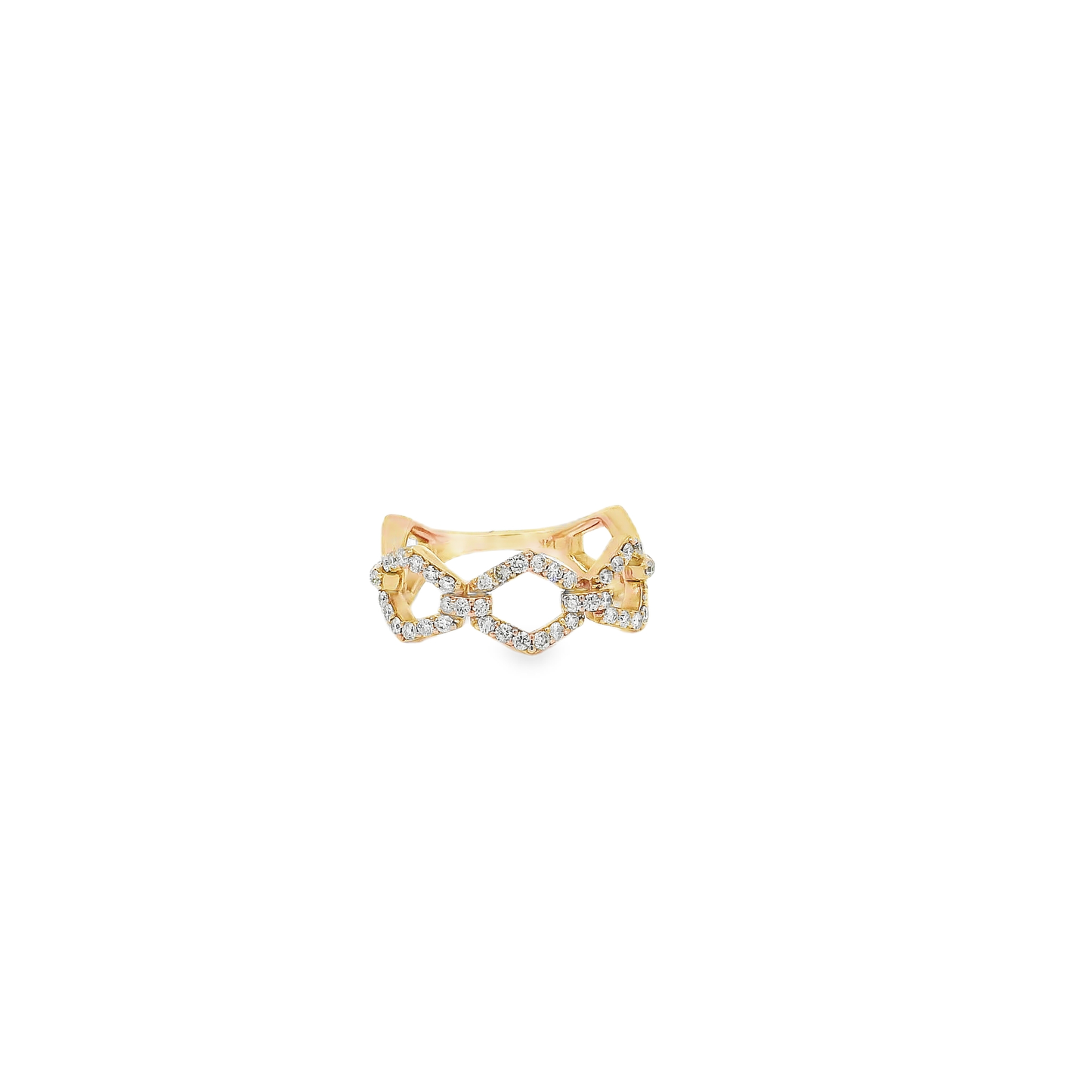 Elegant Ring with Diamond Accents