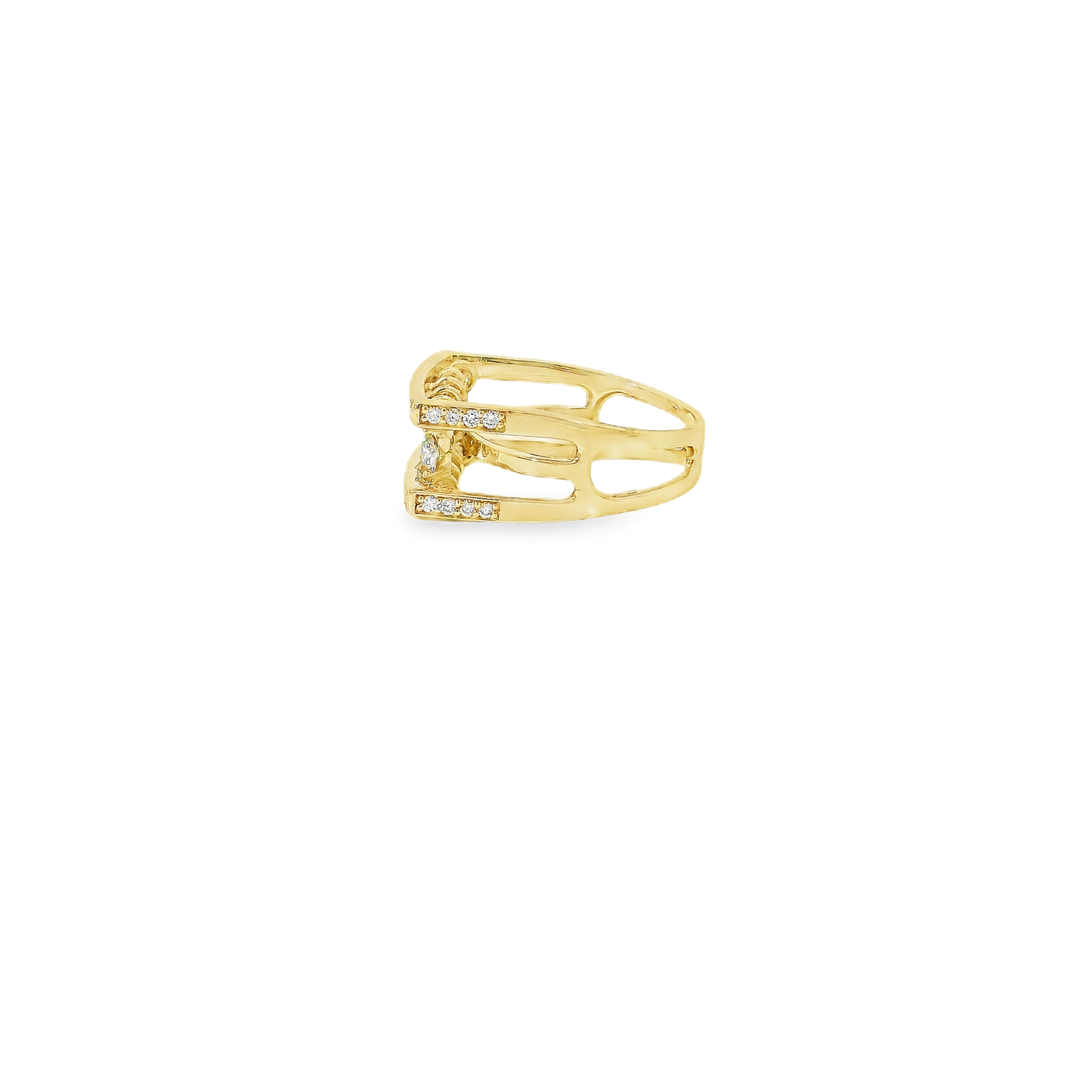 Elegant Gold and Diamond Ring