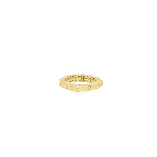 Scratchable Elegant Ring with Sparkling Details