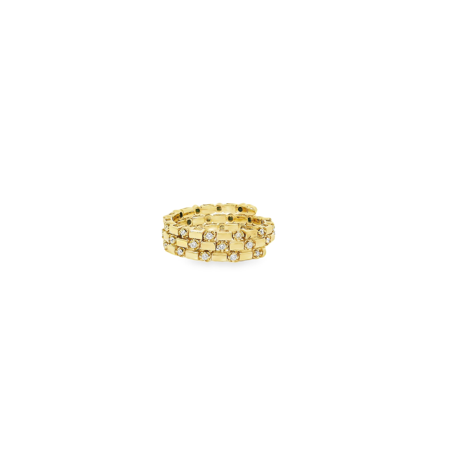 Flexible Elegant Gold Stackable Rings