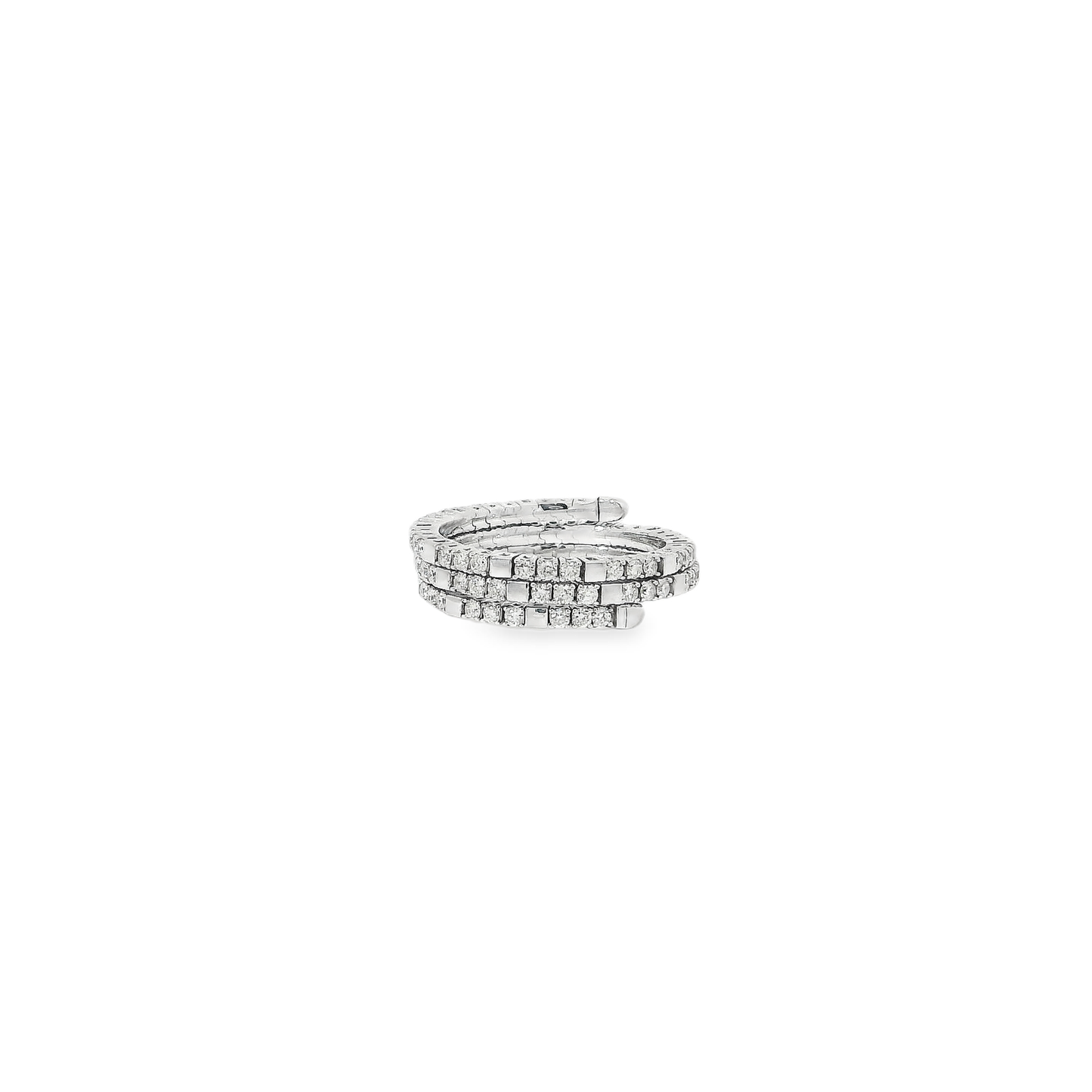 Flexible Elegant Gold and Diamond Ring