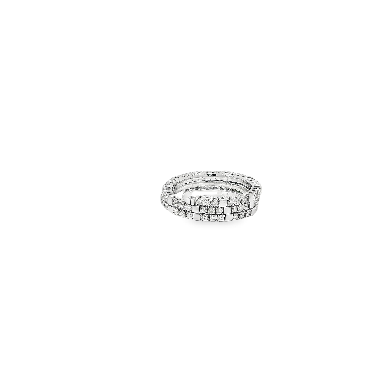 Flexible Elegant Gold and Diamond Ring