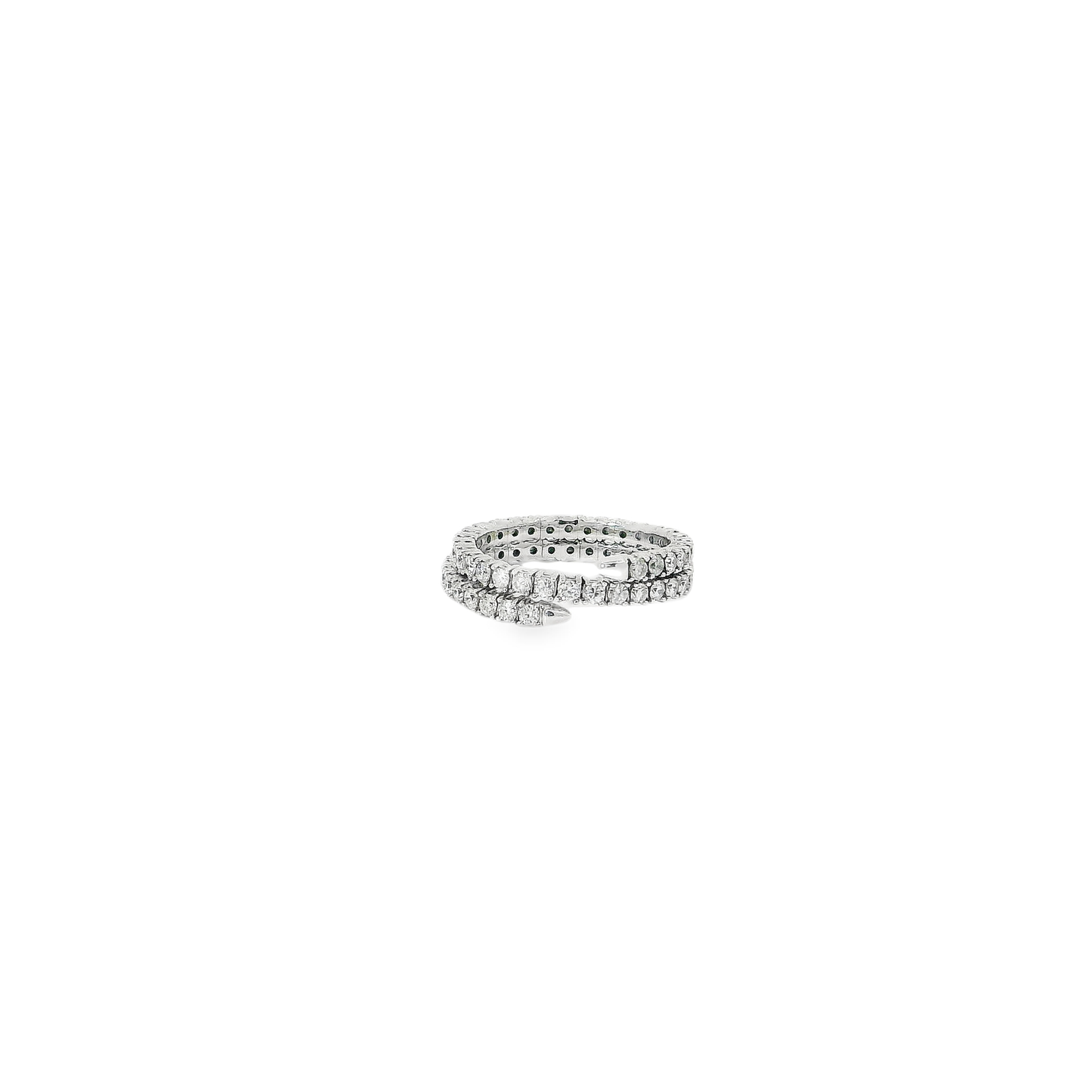 Flexible Elegant Gold and Diamond Ring