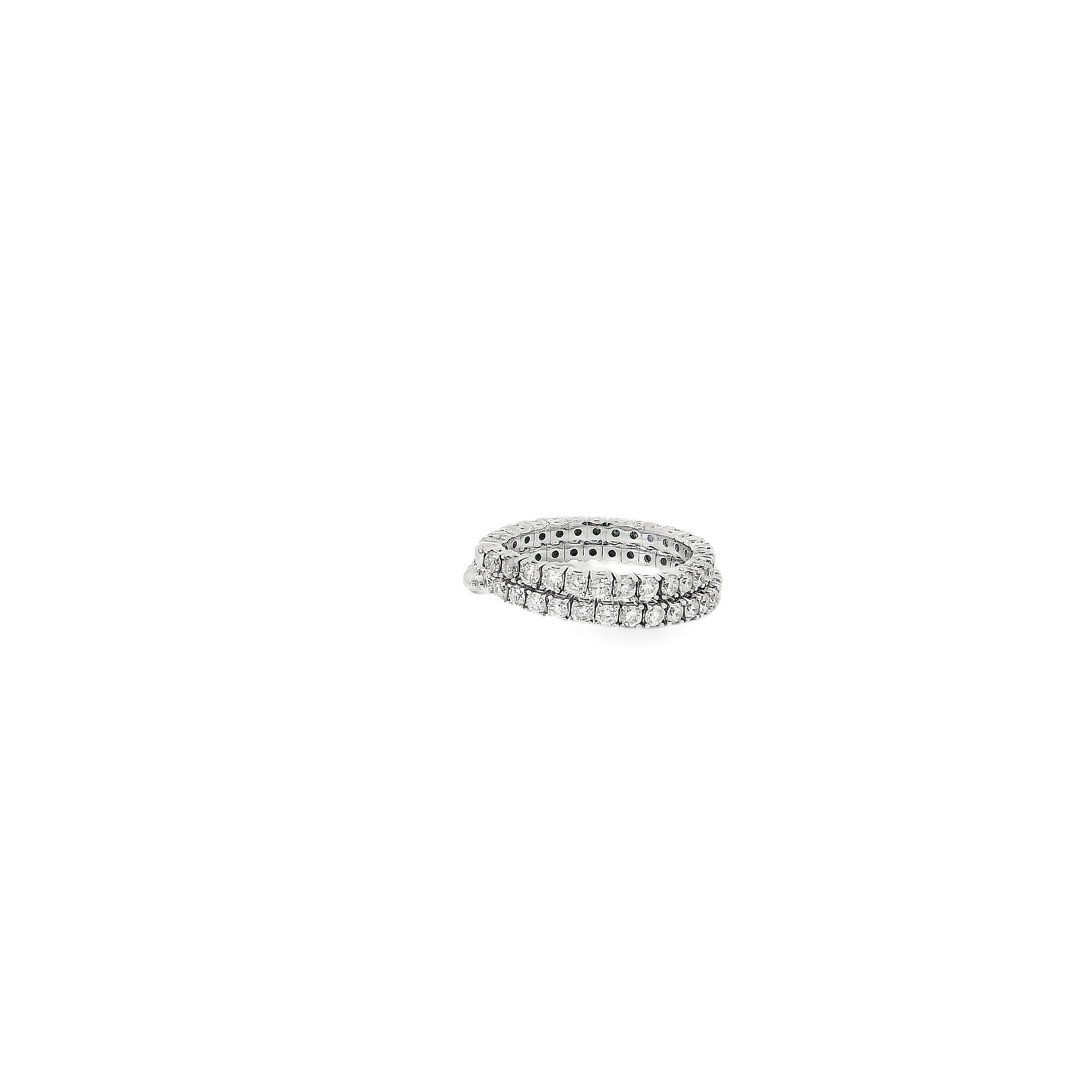 Flexible Elegant Gold and Diamond Ring