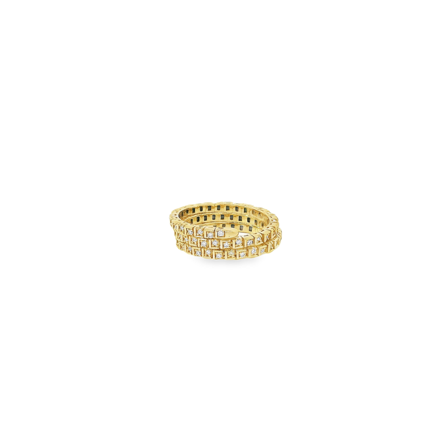 Flexible Elegant Gold Diamond Ring