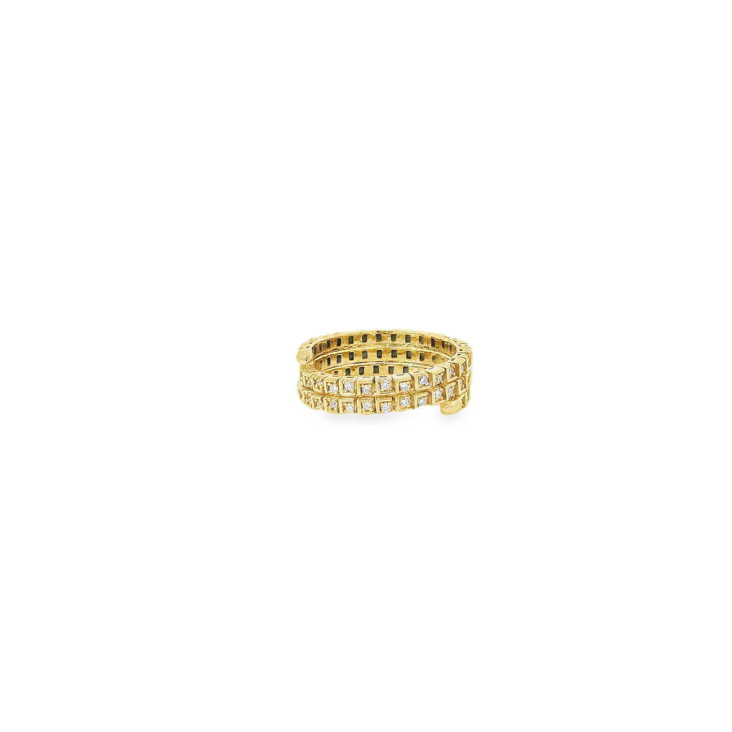 Flexible Elegant Gold Diamond Ring
