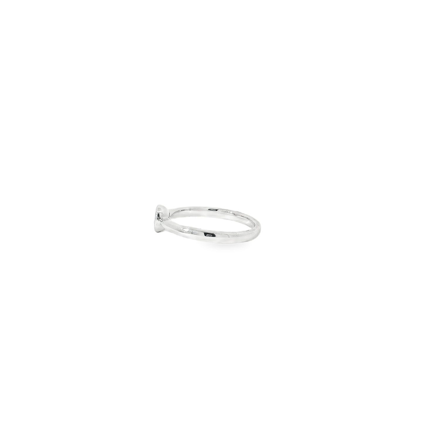 Elegant Ring with Sparkling Center