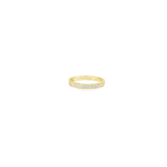 Elegant Princess Cut Diamond Ring