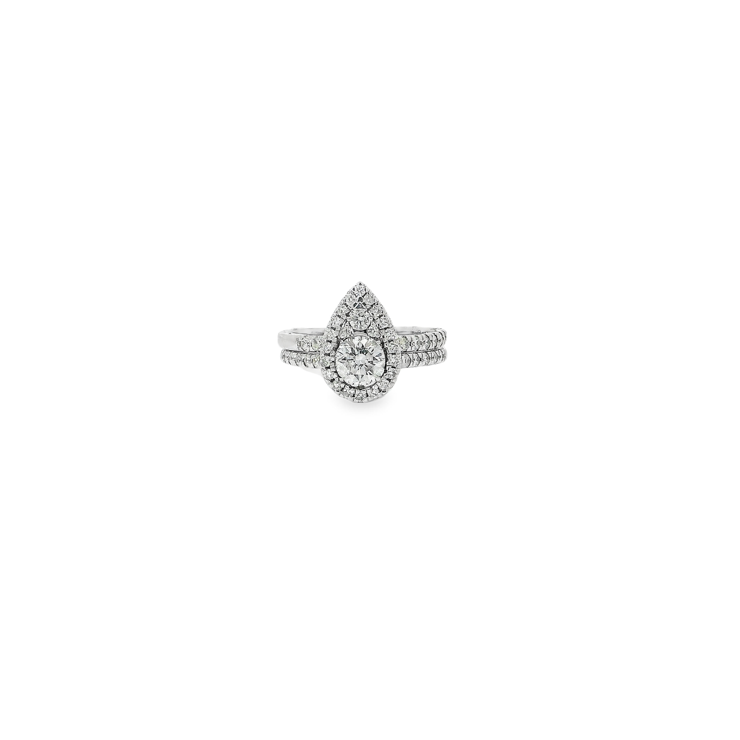 Elegant Pear-Shaped Diamond Ring