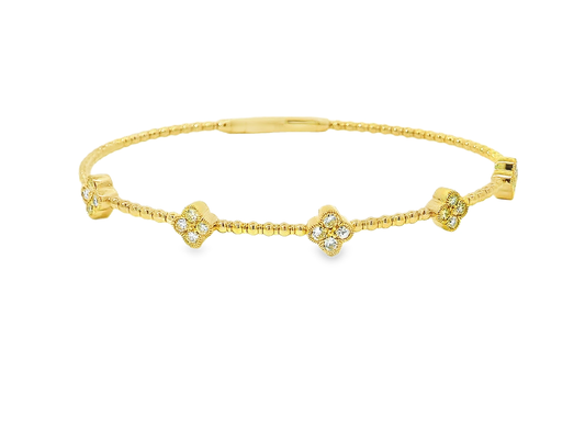 Elegant Gold Diamond Bracelet