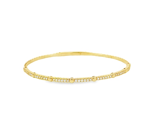 Elegant Gold Diamond Bracelet