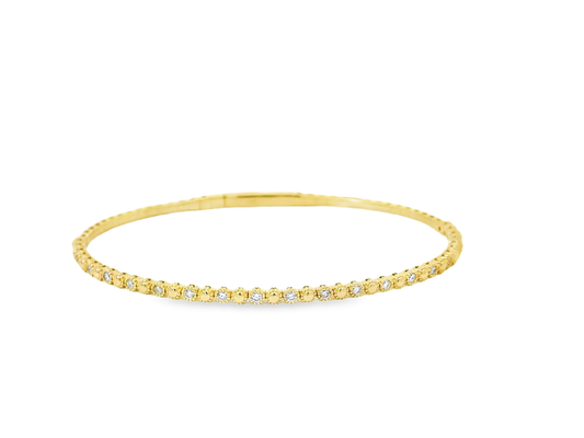 Elegant Gold Diamond Bracelet