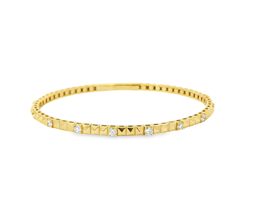 Elegant Gold Studded Bracelet