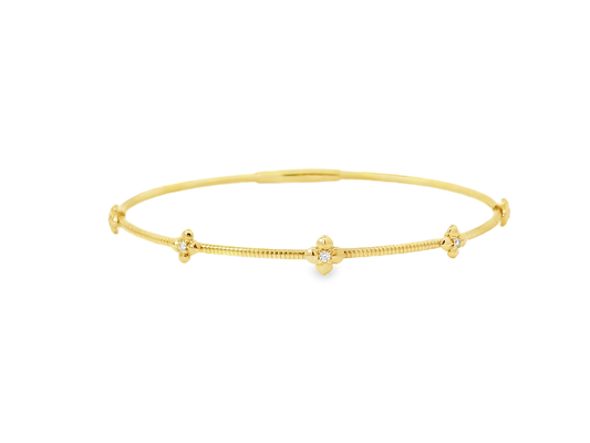 Elegant Gold Bangle Bracelet