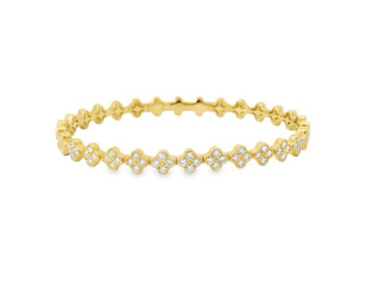 Elegant Gold Diamond Bracelet