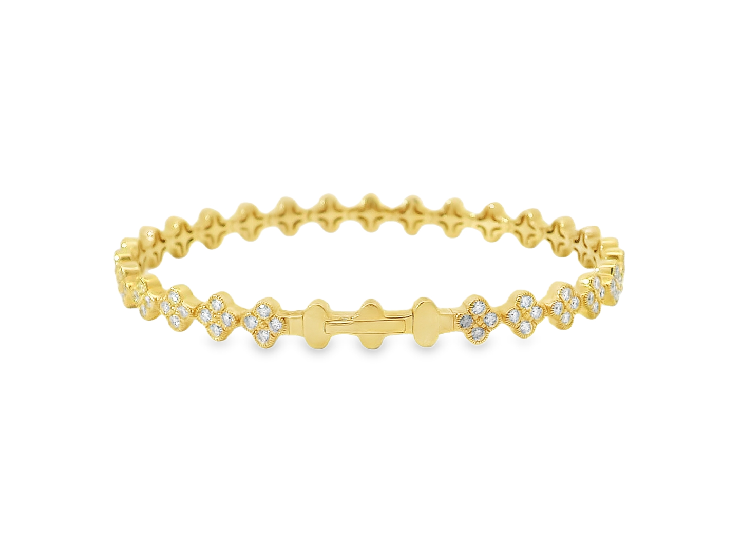 Elegant Gold Diamond Bracelet
