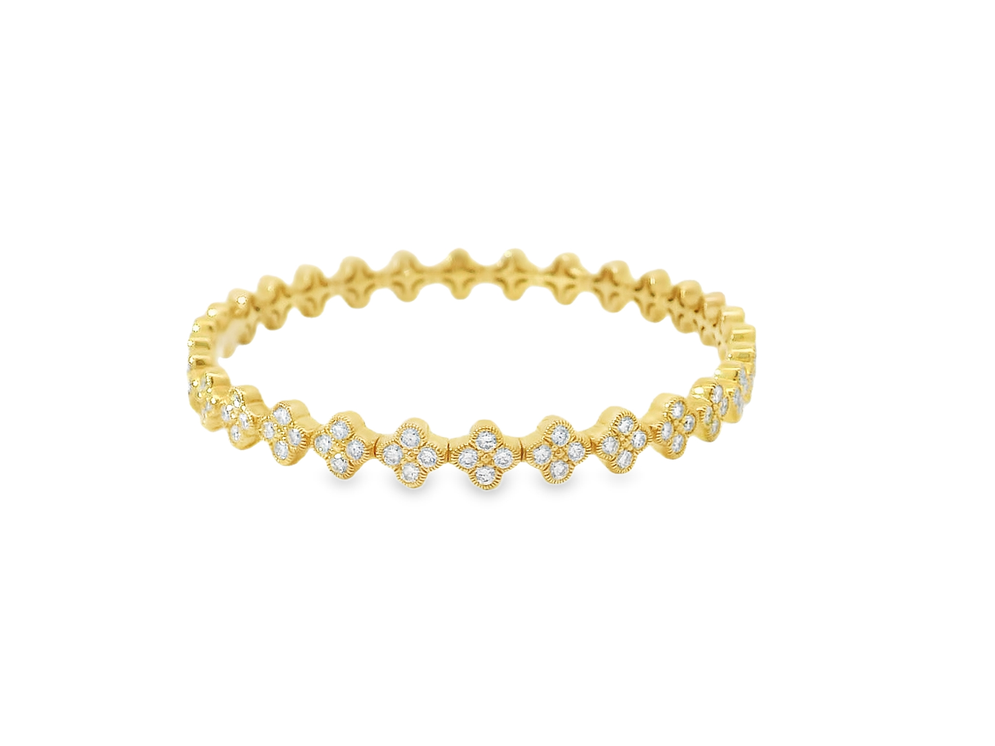 Elegant Gold Diamond Bracelet