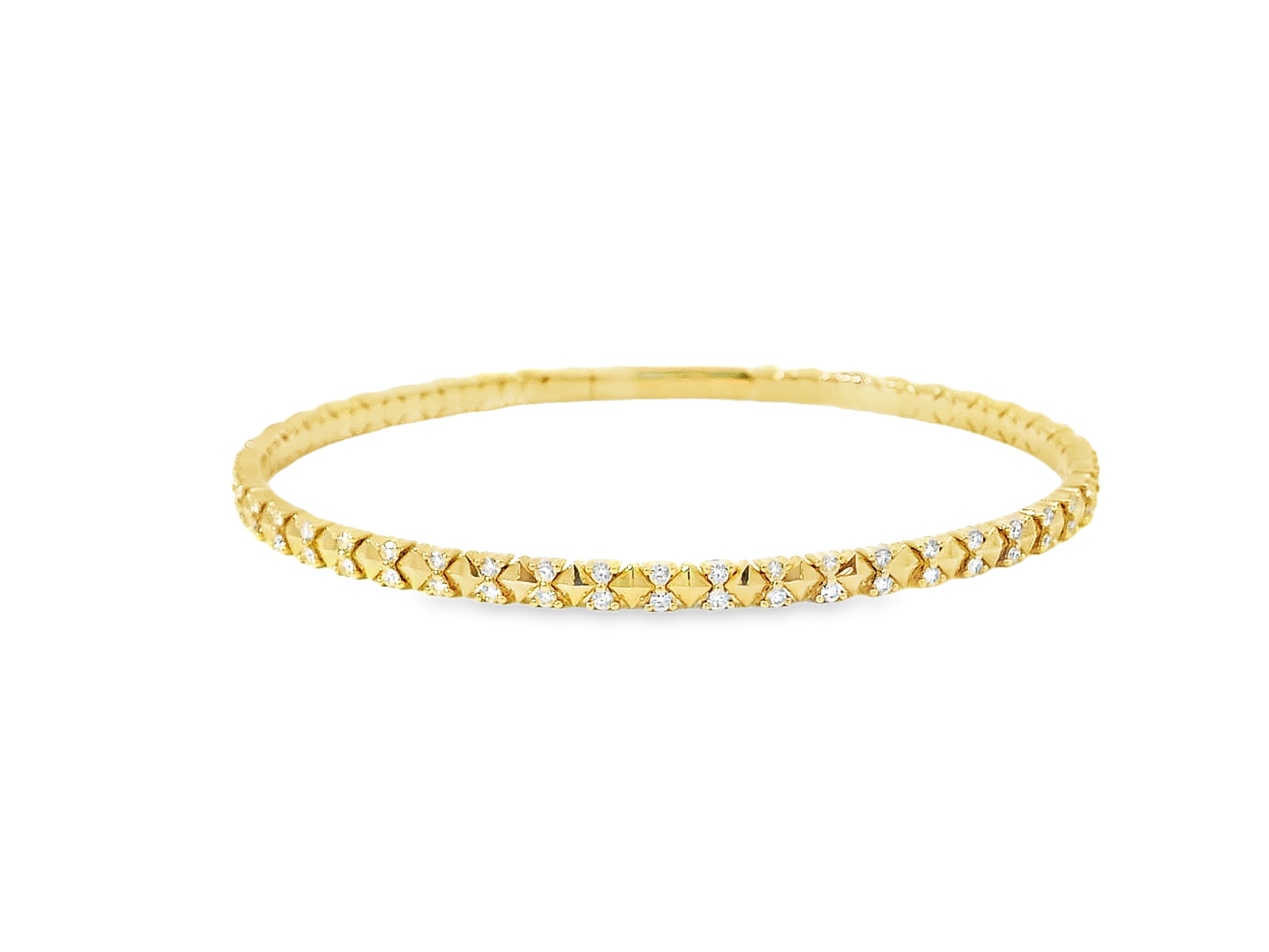 Elegant Gold Diamond Bracelet