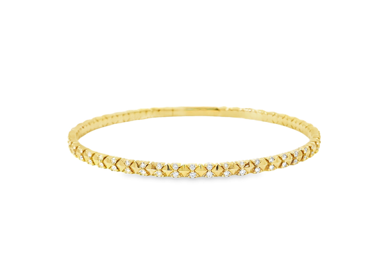 Elegant Gold Diamond Bracelet