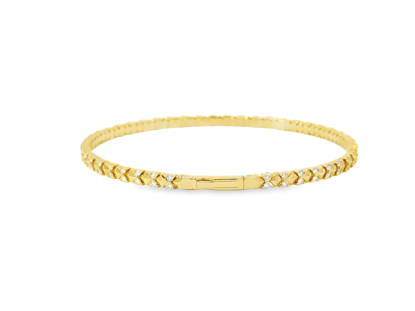 Elegant Gold Diamond Bracelet