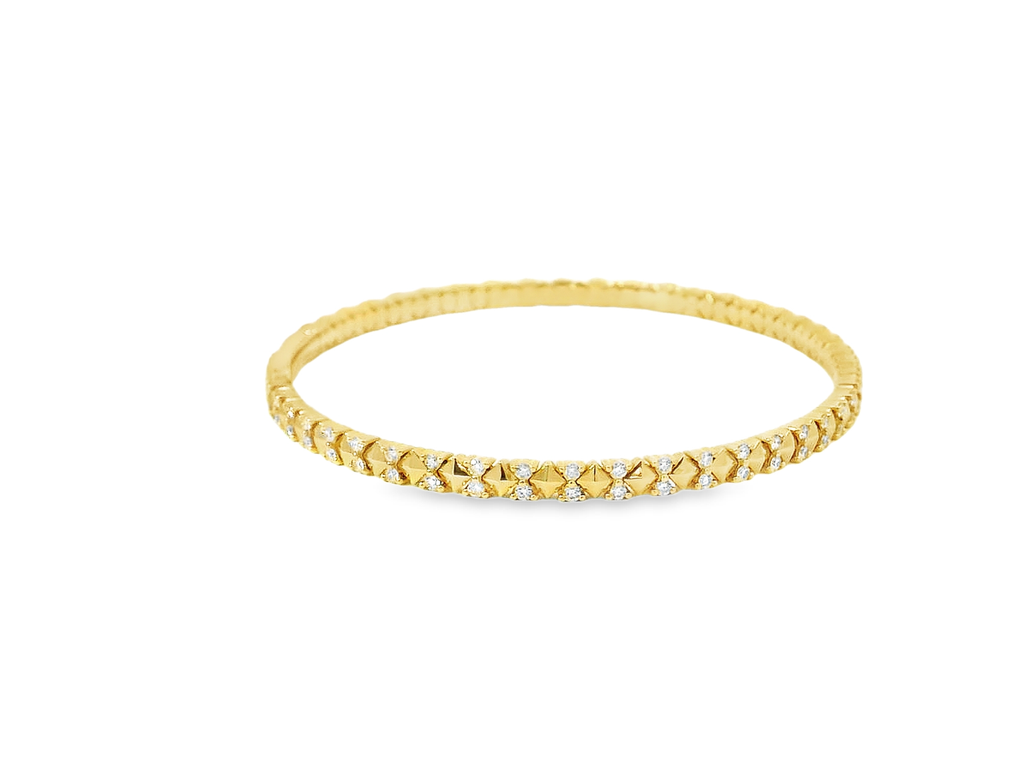 Elegant Gold Diamond Bracelet