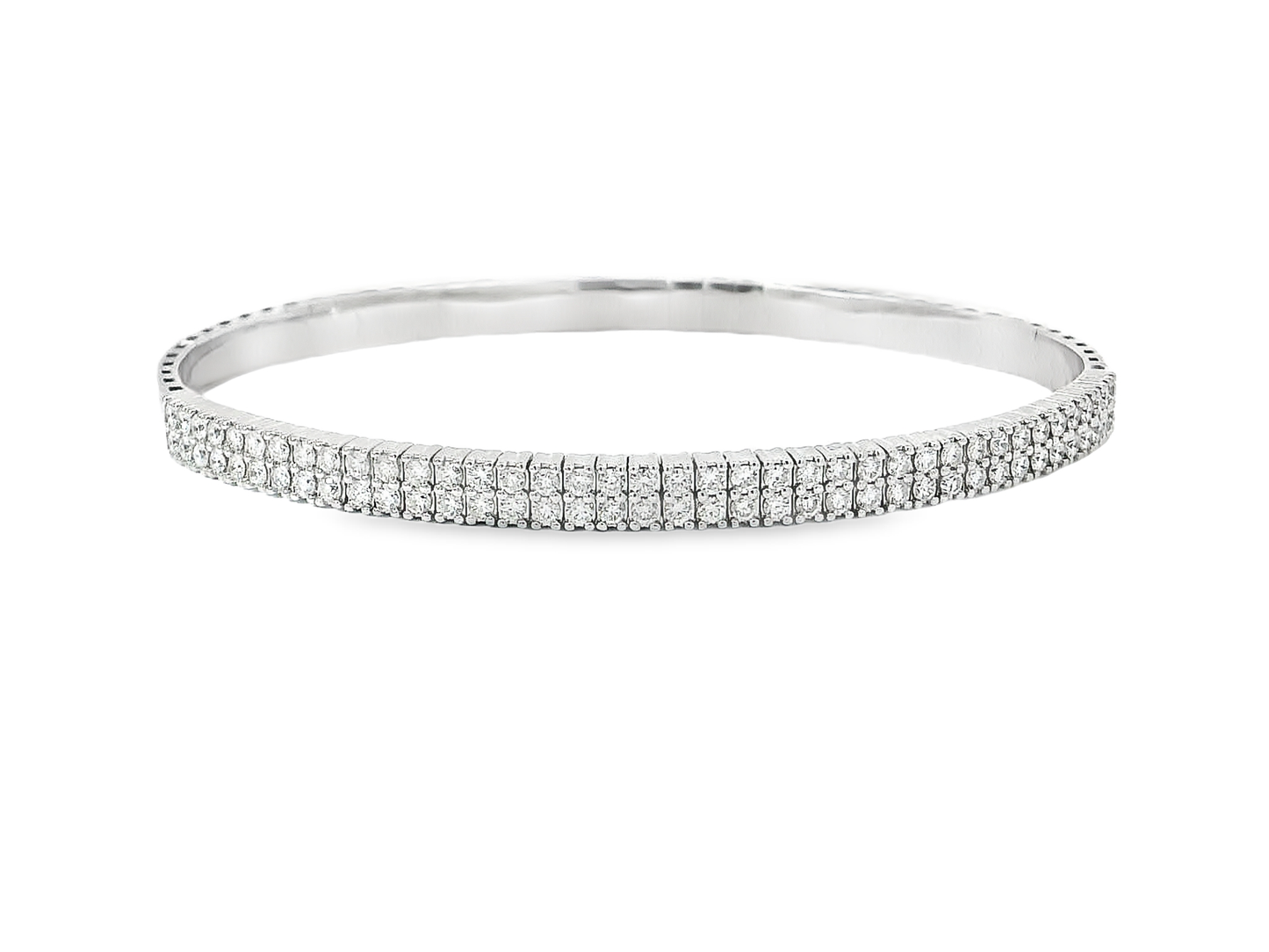 Elegant Gold Diamond Bangle