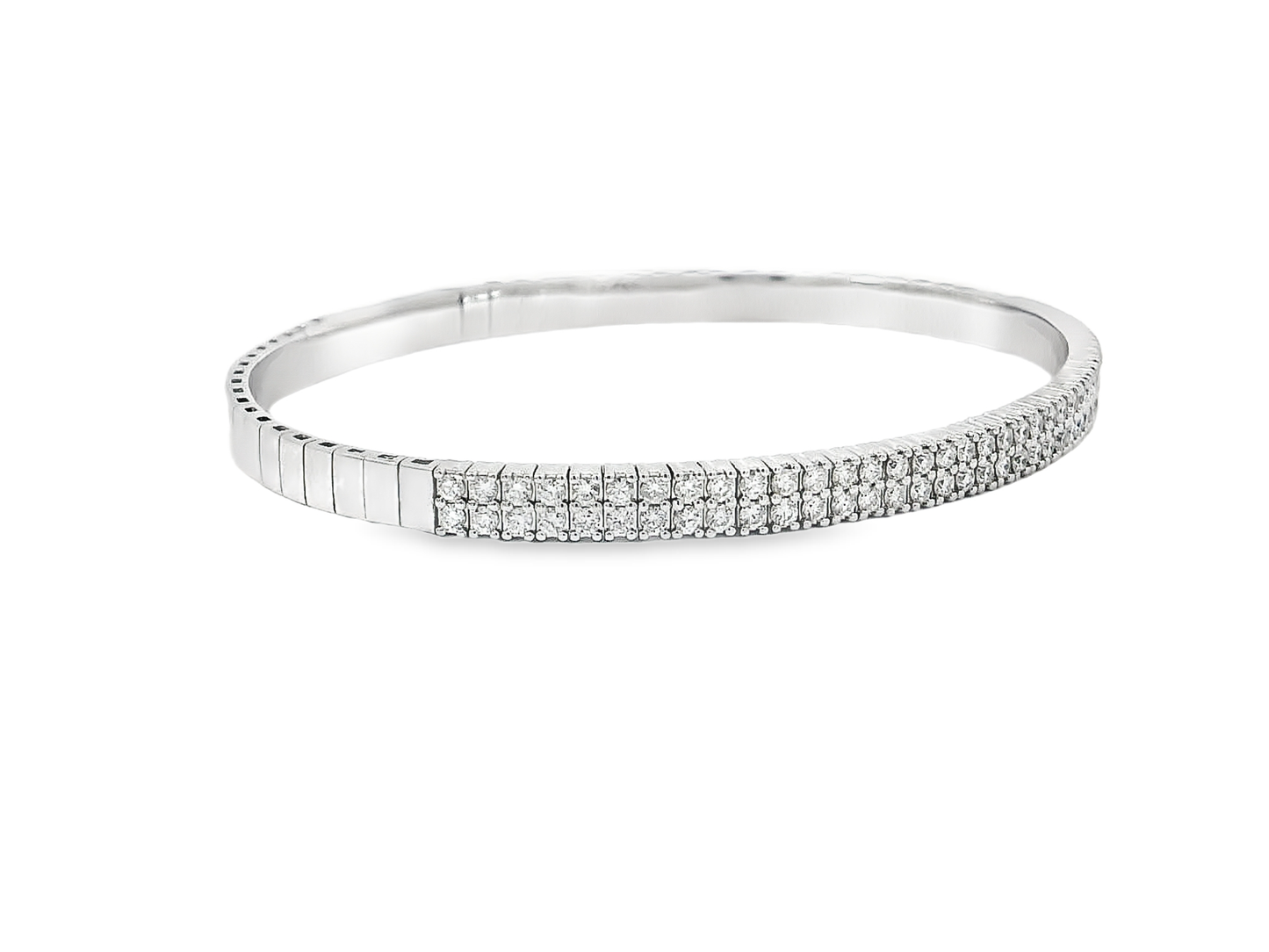 Elegant Gold Diamond Bangle