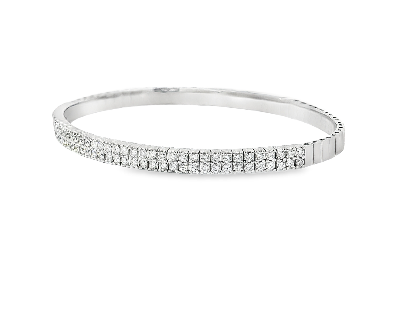 Elegant Gold Diamond Bangle