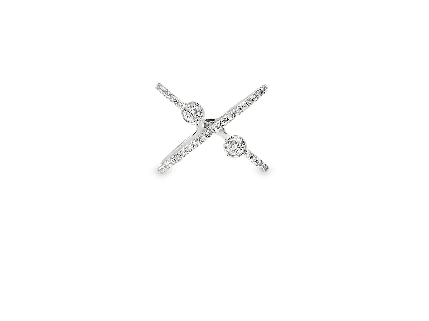 Elegant Cross-Design Ring