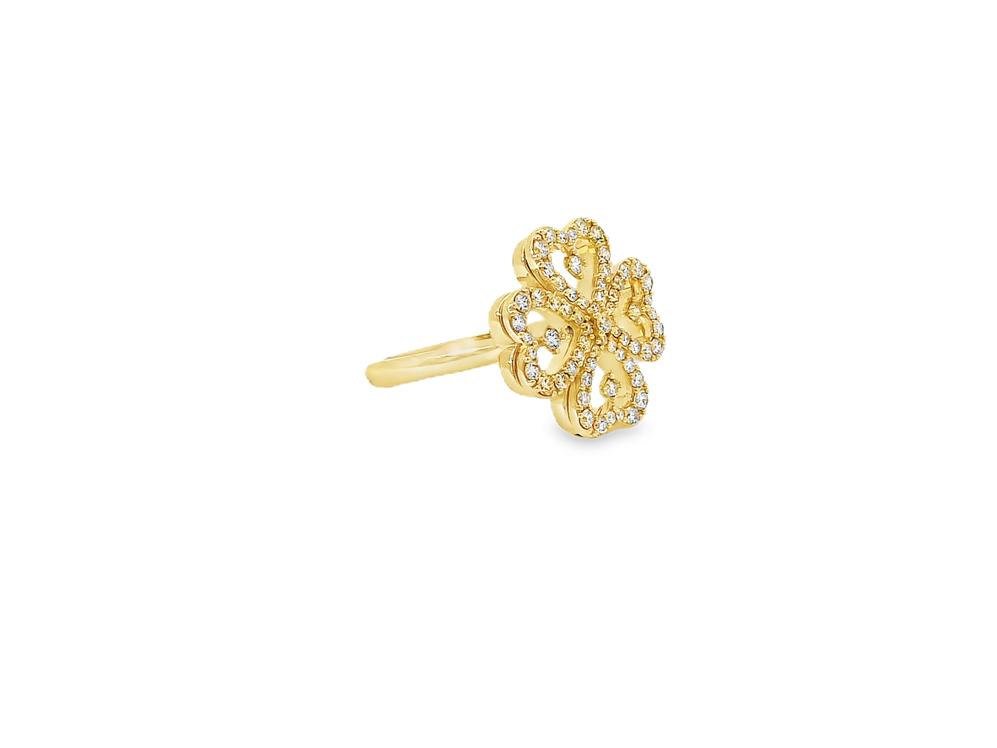 Elegant Heart-Shaped Spinner Ring