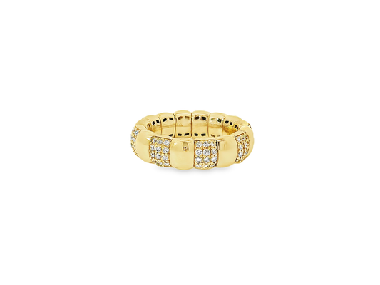 Scratchable Elegant Silver Ring with Sparkling Details