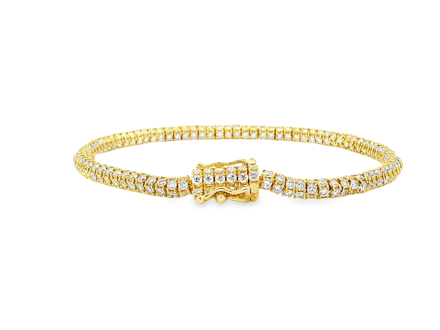 Elegant Gold Diamond Bracelet
