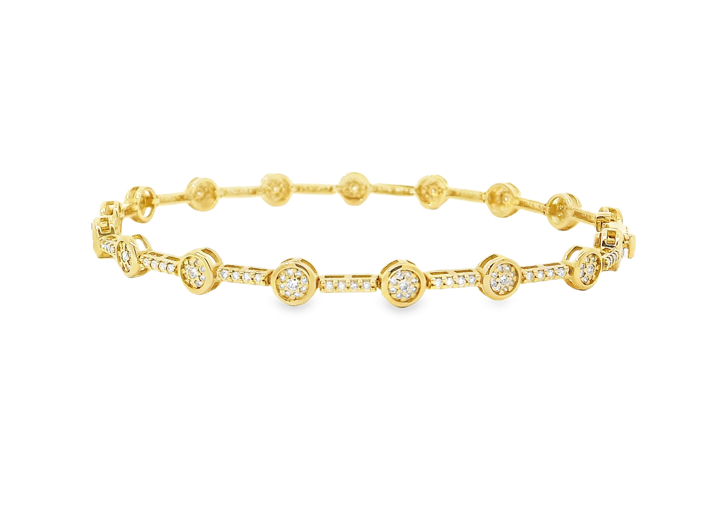 Elegant Gold Diamond Bracelet