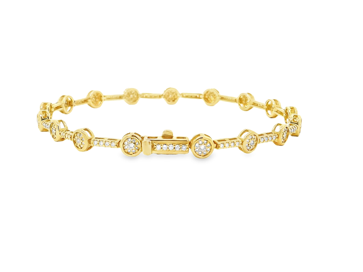 Elegant Gold Diamond Bracelet