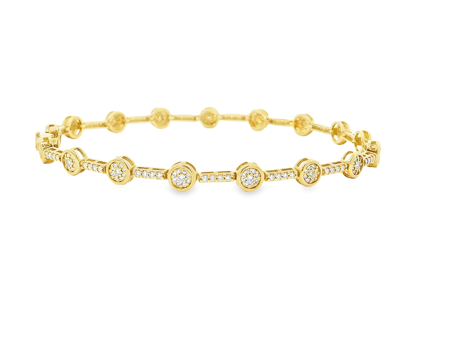 Elegant Gold Diamond Bracelet