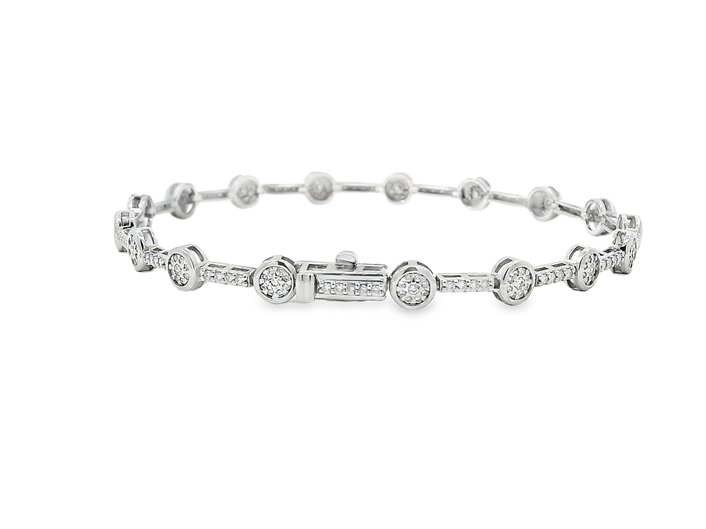 Elegant Gold Diamond Bracelet