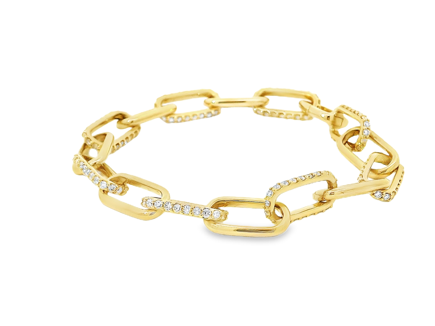 Elegant Gold Link Bracelet
